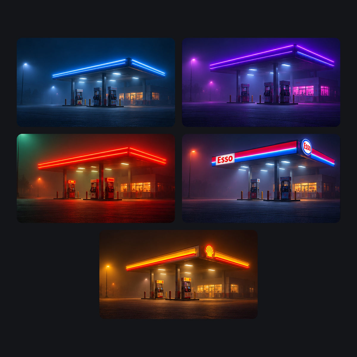 Midnight Fuel Wallpaper Pack
